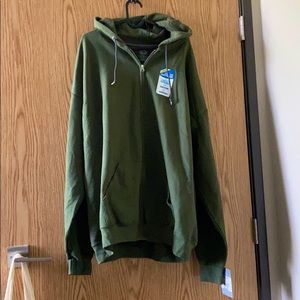 NWT Fruit of the loom eversoft full zip hoodie